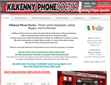 Tablet Screenshot of kilkennyphonedoctor.com